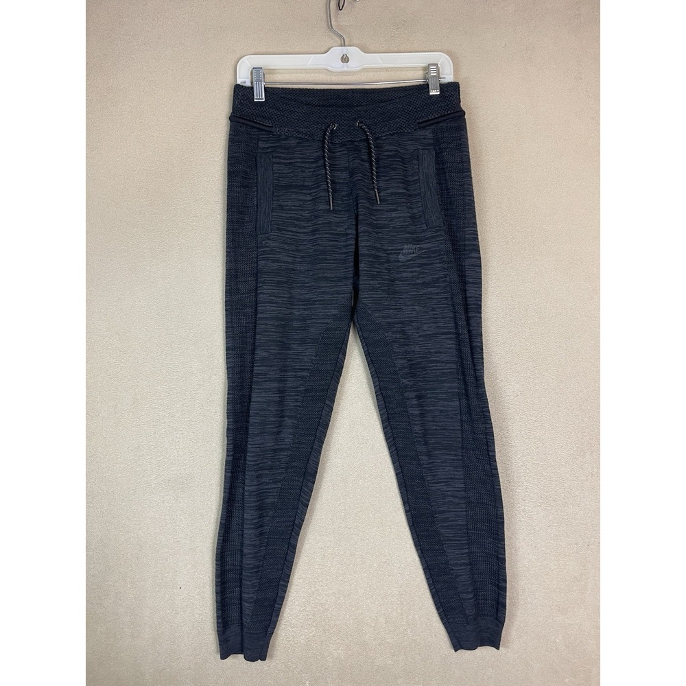 Nike Pants Womens XS Gray Tech Knit Tapered Track Jogger Pant Elastic‎ Waist